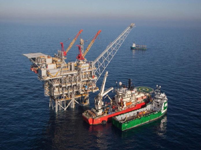 Tamar, The Natural Gas Production Platform Off The Israeli Coast, Is To Begin It's Natural Gas Production