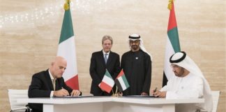 تعاون إماراتي إيطالي في استخراج الغاز الطبيعي