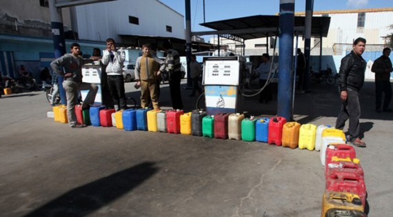 أزمة الوقود في غزة