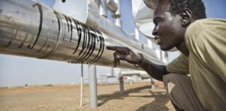 ابار نفط في جنوب السودان