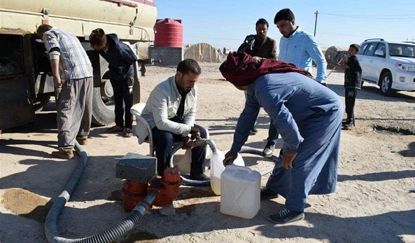 النفط الأبيض توزيع النفط الأبيض في ديالي