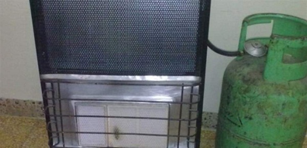 اختناق بسبب تسرب غاز مدفأة