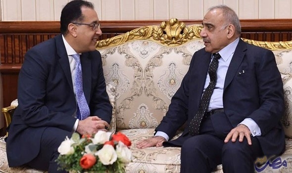 رئيسا الوزراء المصرى والعراقى