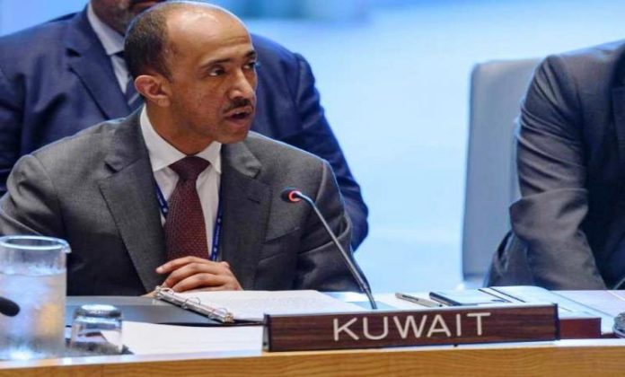 بدر المنيخ القائم بالأعمال بالإنابة لوفد الكويت الدائم لدى الأمم المتحدة