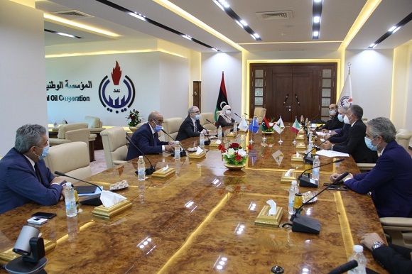 الوطنية-للنفط-تبحث-تطوير-تعاونها-مع-شركة-إيني-الإيطالية