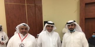 الإتحاد العام لعمال الكويت يشارك فى إعتصام العاملين بالقطاع النفطي الخاص